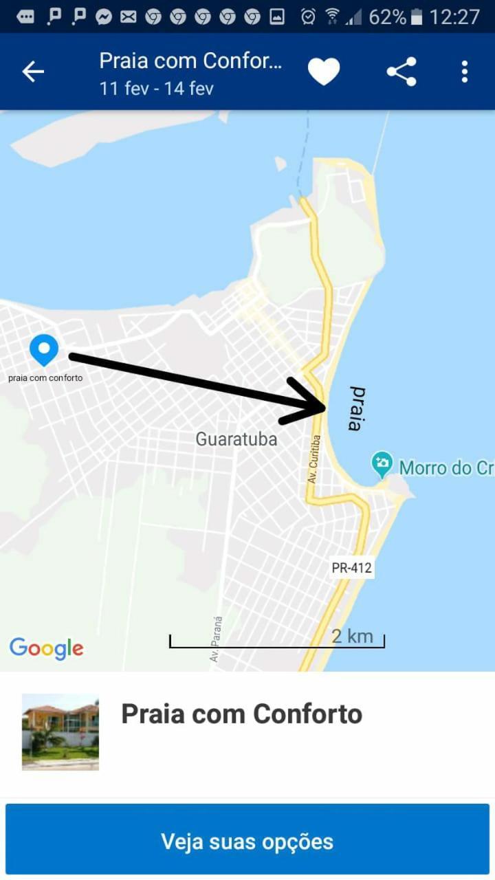 Praia Com Conforto Guaratuba Buitenkant foto